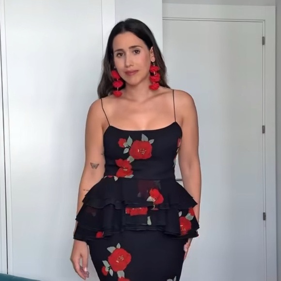 Price Firm - ZARA Bloggers Fav Floral Print Ruffled Top - Picture 7 of 15